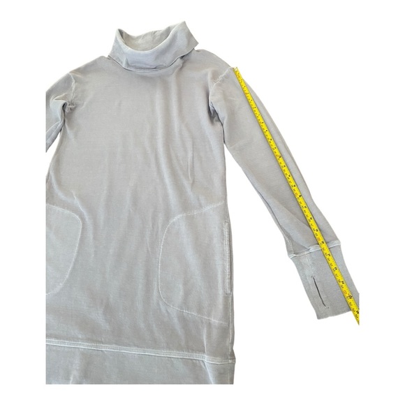 Athleta Eco Wash Cowl Neck Sweatshirt Dress S - Picture 8 of 15